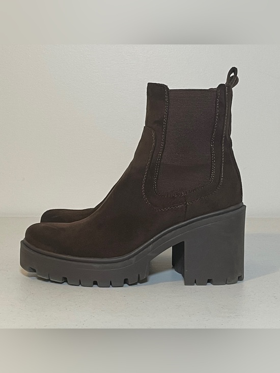 Joe Fresh Shoes - Joe Fresh Women's Chunky Chelsea Boot in Dark Brown